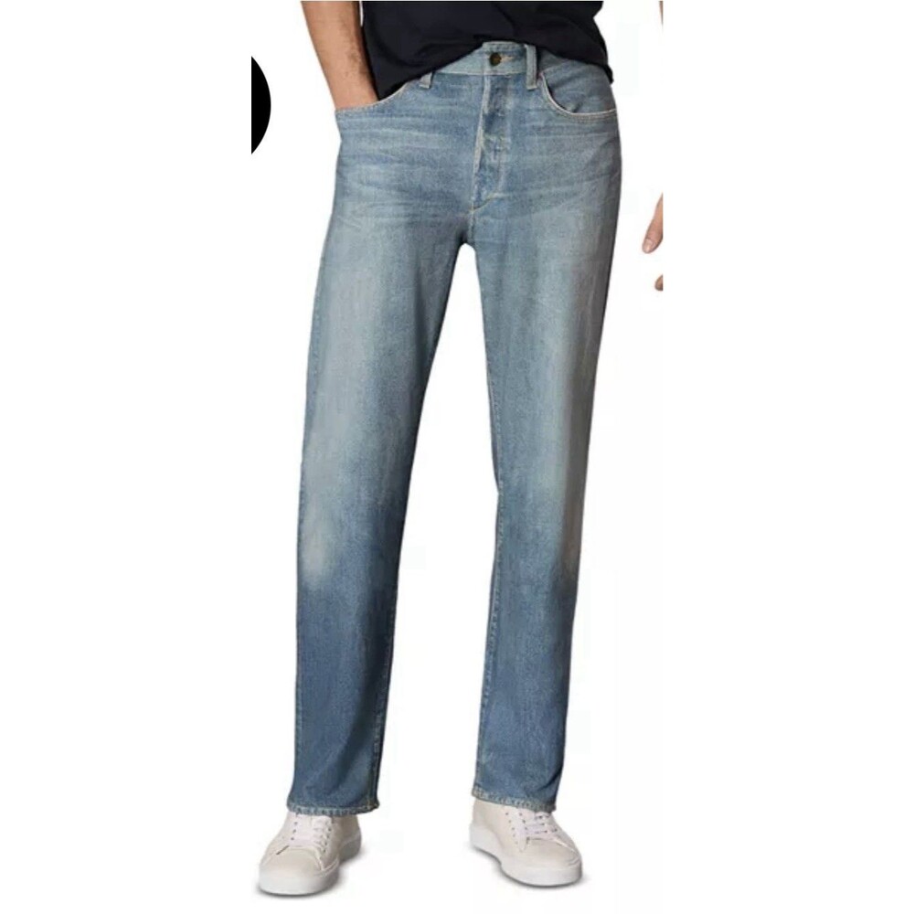 Rag & Bone Miramar Fit 4 Straight Pants Relaxed Cotton Terry Atlantic Jeans 33